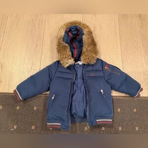 Blue Tartine le Chocolat Coat for Toddler